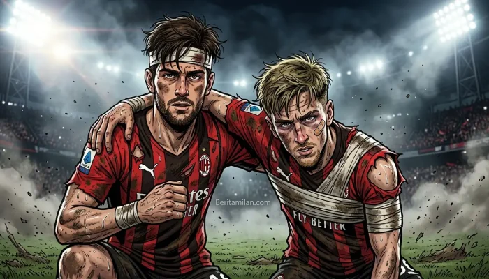 Cedera Saelemaekers dan Gabbia: Lini Belakang Milan Krisis!
