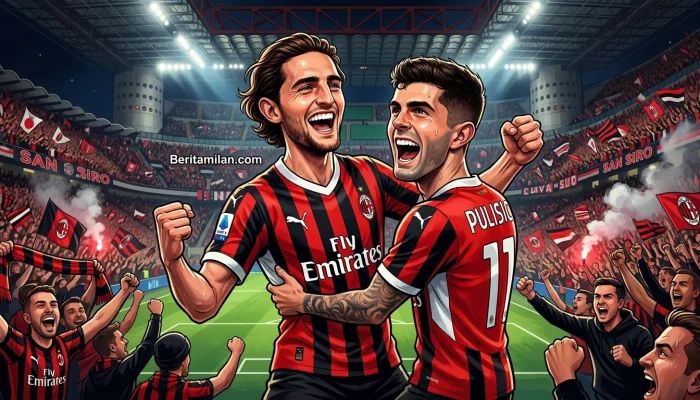 Adrien Rabiot dan Christian Pulisic Segera Diganjar Kontrak Jangka Panjang oleh AC Milan!